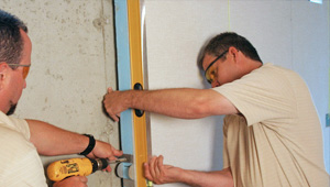 installing a basement wall finishing system in Clarence