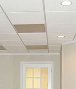 Basement ceiling tiles - Clarence and Jamestown