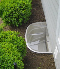 basement egress window well in Grand Island