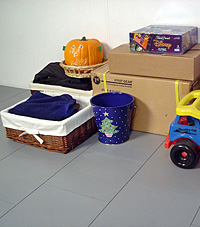 Basement Wood Flooring installed in Depew, New York