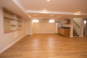 Basement finishing flooring in Buffalo & nearby